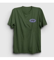 Presmono Unisex Sarı Php Coder Programmer Developer Yazılımcı T-Shirt 337250tt (Haki)