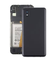 Samsung A01 Uyumlu  Arka Pil Batarya Kapağı SM-A015F (Siyah)