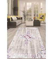 Dijital Kaymaz Taban Yıkanabilir Modern Renkli Salon Halısı Mutfak Halısı Yolluk ND-HT-263 (Gri)