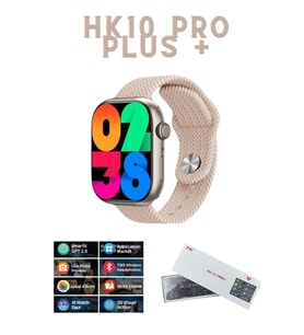 HK10 Pro Plus + Amoled Ekranlı 2 GB Dahili Depolamalı Galeri/Ses Kayıt/ChatGPT Destekli Akıllı Saat (Rose)