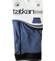 Tatkan Erkek Penye Biyeli Boxer - 3 Adet (İndigo)