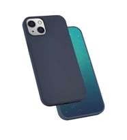 Uyumlu Model Apple iPhone 13 Kılıf Lansman Silk Case (Lacivert)