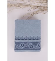 %100 Pamuk 50X100 El Havlusu (Mavi)