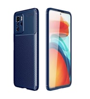 Xiaomi Poco X3 GT Kılıf Karbon Silikon Case (Lacivert)