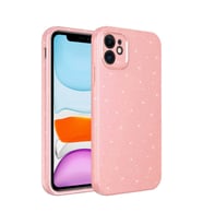 Xiaomi Redmi Note 12 PRO 5G Kılıf Kamera Korumalı Simli Lüks Işıltılı Silikon (Pembe)