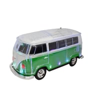 1967 Model T1 Klasik Vosvos Minibüs Bluetooth Hoparlör Fm Radyo USB Tf Aux Destekli Speaker (Yeşil)
