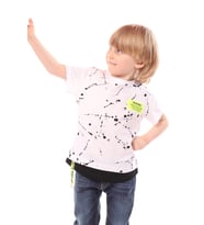 Toontoy Erkek Çocuk Baskılı Tişört (Beyaz)