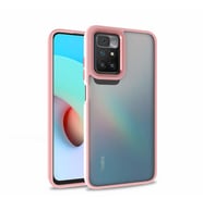 Xiaomi Redmi 10 Kılıf Zore Flora Buton,Kenar Çevresi Renkli Kılıf (Rose)
