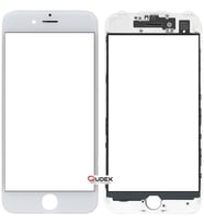iPhone 7 Dokunmatik Çıtalı Okalı Ön Cam Touch Lens Orjinal Kalite (Beyaz)