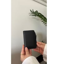 Unısex Hakiki Deri Cüzdan & Kartlık 3704 (Siyah)
