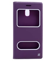 Galaxy J330 Pro Kılıf Dolce Kapaklı Kılıf (Mor)