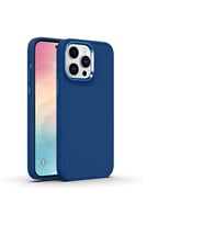 Digimanya Iphone 14 Pro Silikon Yumuşak Lansman Kılıf (Lacivert)