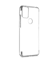 Alcatel 3X 2020 Kılıf Zore Dört Köşeli Lazer Silikon Kılıf (Gri)