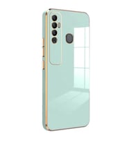 Microsonic TECNO Spark 7 Pro Kılıf Olive Plated Siyah (Yeşil)