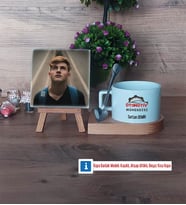 Otomotiv Mühendisi Fotoğraflı Dekoratif Taş, Kupa Bardak Beyaz Hediye (Model 8)