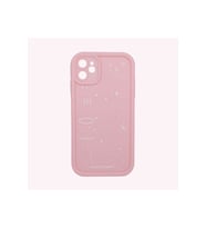 IPHONE 11; DESENLİ, KENARI ÇIKNTILI, DARBE ÖNLEYİCİ, KAMERA KORUYUCU LÜKS SLİKON KILIF (Gül Kurusu)