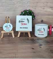 Rehber Öğretmeni Hediye Seti Kupa Bardak T Kulplu, Dekoratif Taş, Anahtarlık Öğretmenler Günü Hediyesi Rehber Öğretmenine Hediye (Model 1)