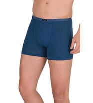Erkek İnce Kemerli Likralı Boxer Berrak-4488 (İndigo)
