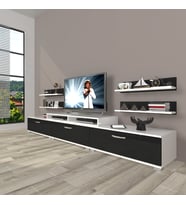 Decoraktiv Ekoflex 270r Slm Tv Ünitesi Tv Sehpası (Beyaz-Siyah)