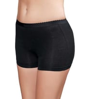 Şahinler B3022 Bayan Likralı Boxer Şort (Siyah)