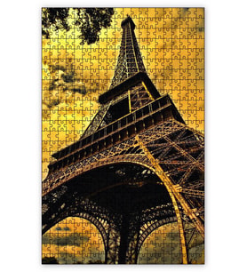 Cakapuzzle Eyfel Kulesi Puzzle Yapboz MDF (Ahşap) (1000 Parça)
