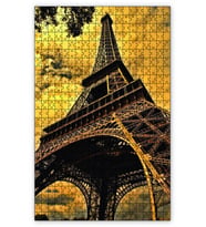 Cakapuzzle Eyfel Kulesi Puzzle Yapboz MDF (Ahşap) (1000 Parça)