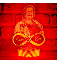 Kişiye Özel Kadın Öğretmene Hediye, Öğretmenler Günü Hediyesi (Kırmızı)
