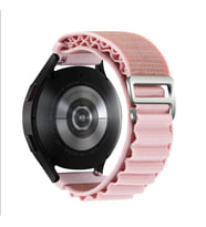 ​​Amazfit GTS Bip Lite S GTR 42mm Kordon Naylon Mountain Band 74 20mm (Açık Pembe)