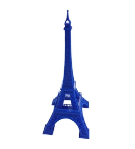 NCT 3D Printer Baskı Eyfel Kulesi Maketi Beyaz (Mavi)