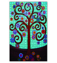 Cakapuzzle Sulu Boyamalı Ağaç Puzzle Yapboz MDF (Ahşap) (255 Parça)