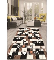 Dijital Kaymaz Taban Yıkanabilir Modern Renkli Salon Halısı Mutfak Halısı Yolluk ND-HT-1029 (Çok Renkli)