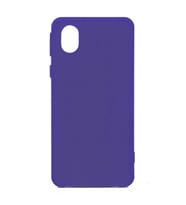 Galaxy A01 Core Kılıf Zore Biye Silikon Kılıf (Mor)