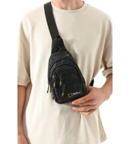 Body Bag Çanta Erkek Göğüs Sırt Çantası Fonksiyonel Kullanım BadyBag 23*14 Cm The NorthWest  (Siyah)