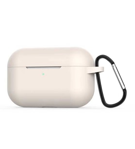 Apple Airpods Pro Uyumlu Kılıf Soft Mat Airbag Silikon (Beyaz)