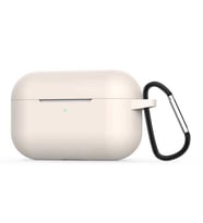 Apple Airpods Pro Uyumlu Kılıf Soft Mat Airbag Silikon (Beyaz)