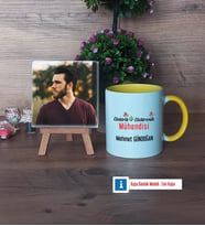 Elektrik Elektronik Mühendisi Fotoğraflı Dekoratif Taş, Kupa Bardak Beyaz Hediye (Model 7)