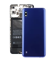 Samsung Galaxy A10 Uyumlu Arka Pil Batarya Kapağı SM-A105F (Mavi)