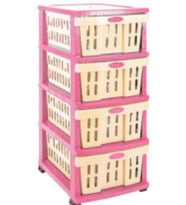 Lüks Star delikli komidin (Pembe)