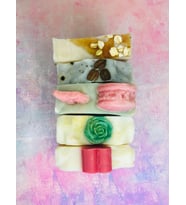 Doğal Elyapımı Sabun Seti / Handmade Natural Soap Set 5pcs (Mavi)