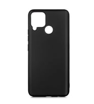 Realme C25 Kılıf Zore Premier Silikon Kılıf (Siyah)