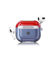 Apple Airpods 3. Nesil Uyumlu Kılıf Shockproof Silikon Renkli Uyumlu Kılıf (Mavi)