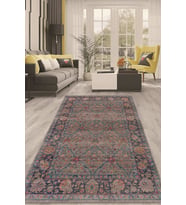 Dijital Kaymaz Taban Yıkanabilir Modern Renkli Salon Halısı Mutfak Halısı Yolluk ND-HT-757 (Çok Renkli)