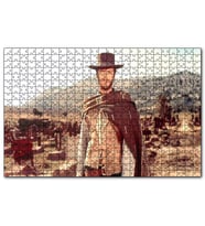 Cakapuzzle İyi Kötü Çirkin Clint Eastwood  Puzzle Yapboz MDF (Ahşap) (500 Parça)