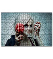 Cakapuzzle Zombi Kadın Beyin Dondurması Görseli  Puzzle Yapboz MDF (Ahşap) (255 Parça)
