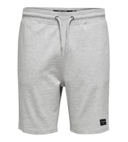 Only & Sons Erkek Penye Şort Sweat Shorts 22015623 (Gri)