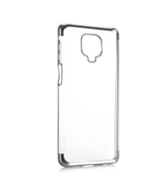 Xiaomi Redmi Note 9 Pro Kılıf Dört Köşeli Lazer Silikon Kılıf (Gri)