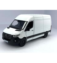 Kinsmart Mercedes Sprinter Çek Bırak Diecast Model Araba (Beyaz)