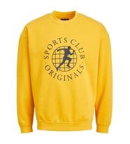 Jack & Jones Erkek Sweatshirt JORBRINK CITY SWEAT CREW NECK 12216048 (Sarı)
