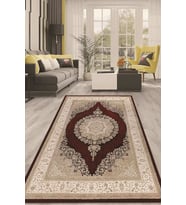 Dijital Kaymaz Taban Yıkanabilir Modern Renkli Salon Halısı Mutfak Halısı Yolluk ND-HT-461 (Kırmızı)