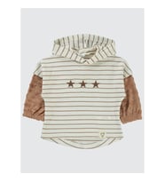 Civil Boys Erkek Çocuk Sweatshirt 2-5 Yaş Açık İndigo (Sütlü Kahve)